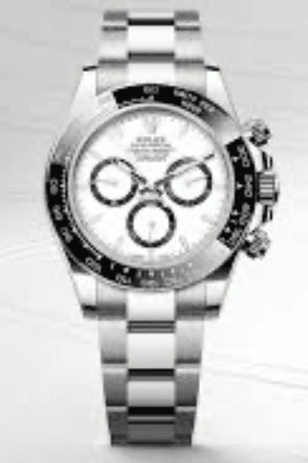 Rolex Cosmograph Daytona 126500LN white Panda dial on Oyster bracelet — 40mm Oystersteel ceramic-bezel chronograph with calibre 4131