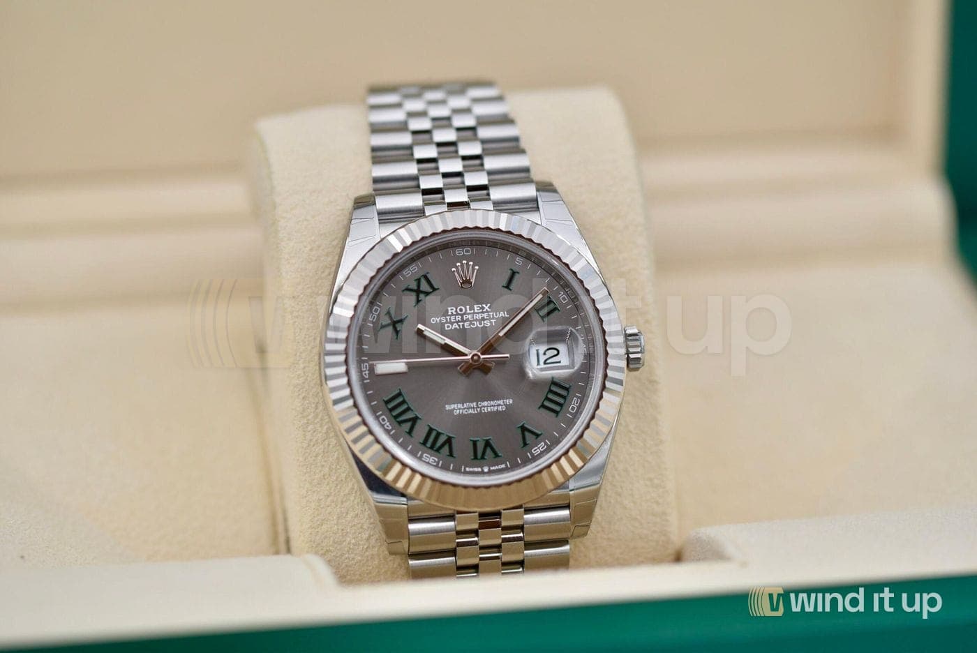 Rolex Datejust 41 126334 Wimbledon dial — from our stock