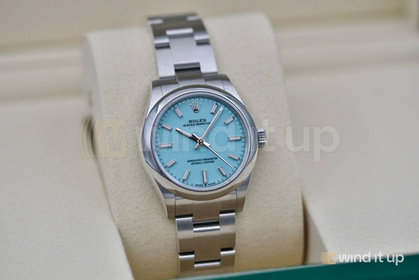 Rolex Oyster Perpetual 31 — Turquoise 277200 — turquoise blue lacquer, oystersteel, 2026