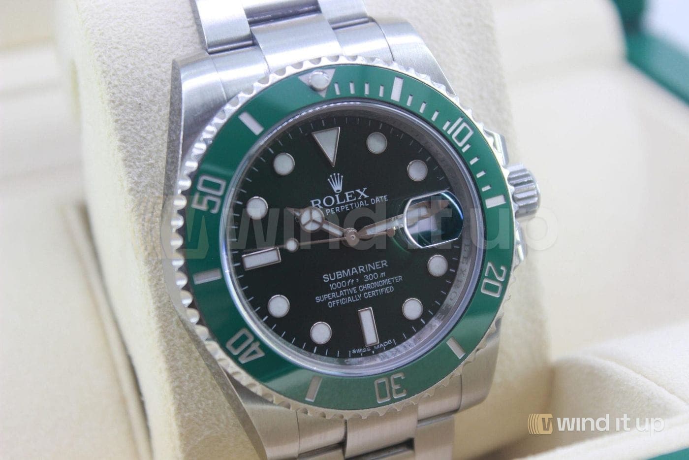 Rolex Submariner Date 116610LV Hulk — from our stock