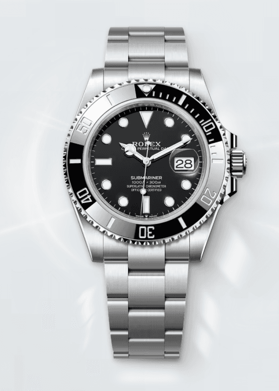Rolex Submariner Date 126610LN black dial with Cerachrom ceramic bezel on Oyster bracelet — 41mm Oystersteel dive watch with calibre 3235
