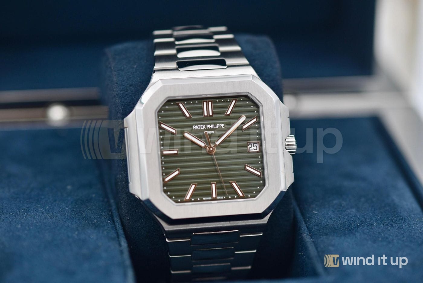 Patek Philippe Cubitus square case from our stock