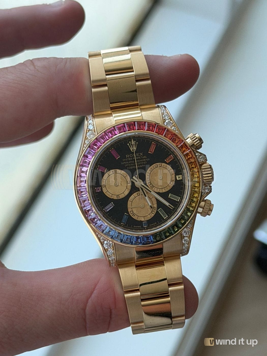 126598RBOW sapphire bezel